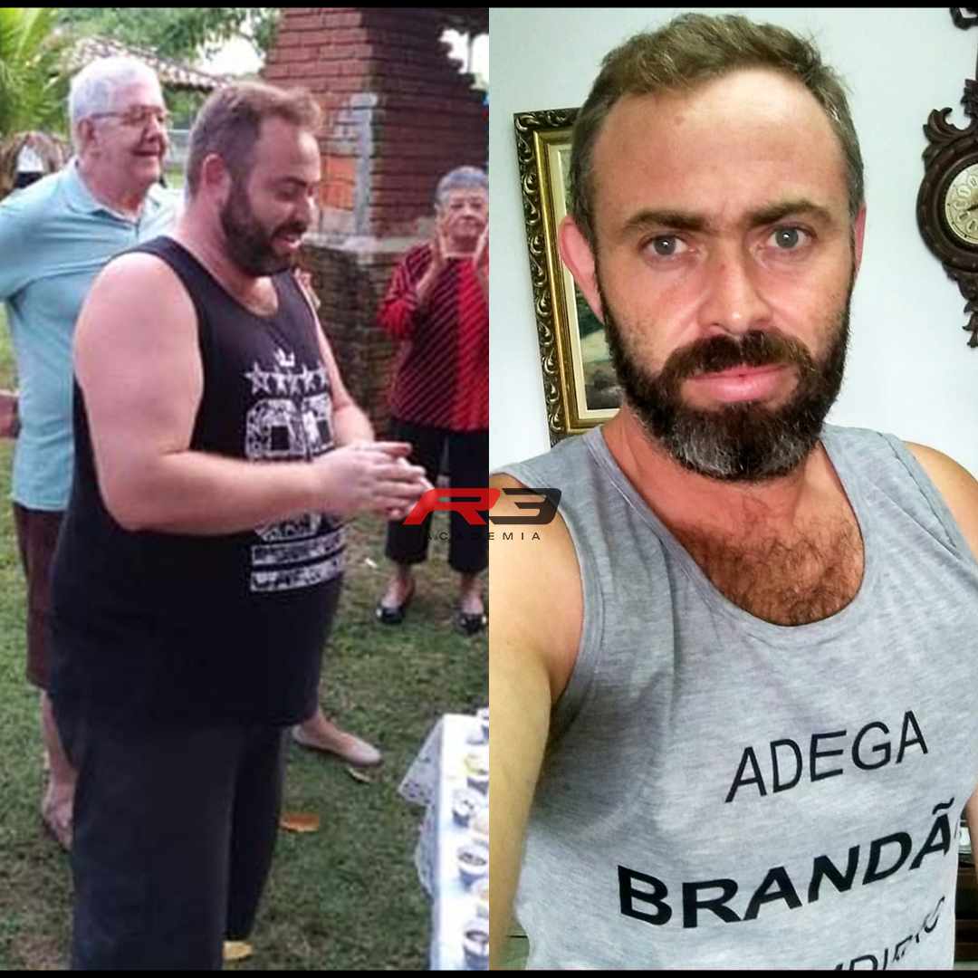 antes e depois - academia r33